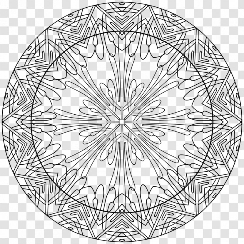 Circle Symmetry Line Art Point Pattern Transparent PNG