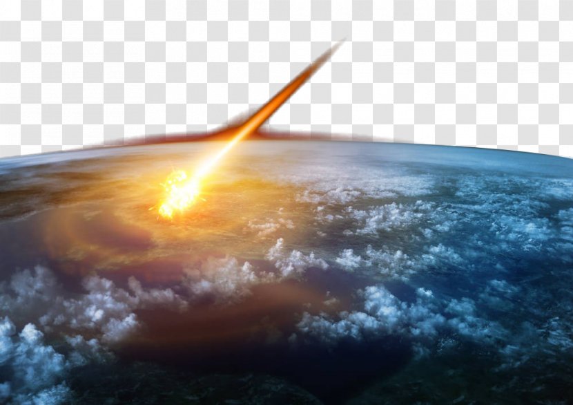 Atmosphere Of Earth Comet Asteroid Meteoroid - Early - Falling Meteorite Transparent PNG