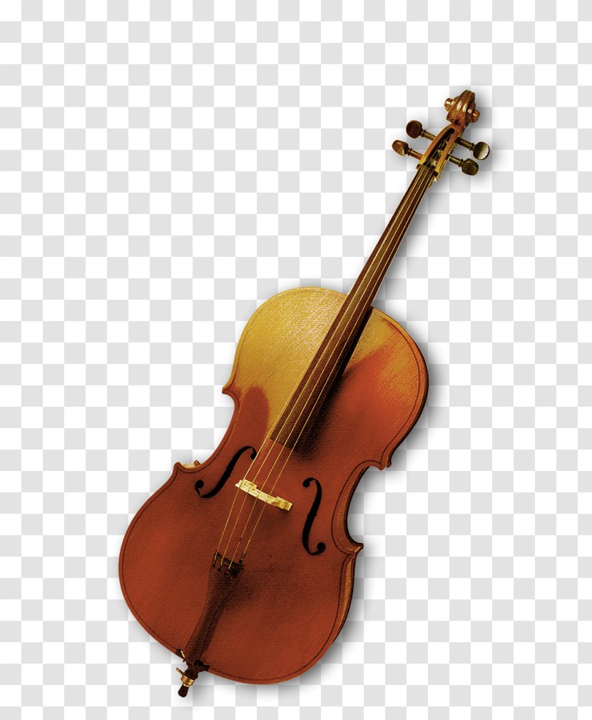 Bass Violin Musical Instrument Viola - Silhouette Transparent PNG