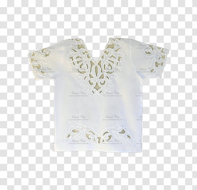 T-shirt Shoulder Blouse Sleeve - White Transparent PNG