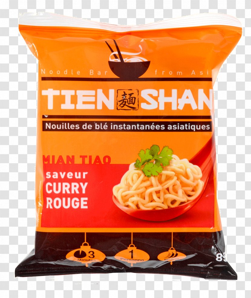 Instant Noodle Red Curry Tien Shan Nouilles Instantanées Blé Poulet 85 G Green Bœuf - Ingredient - Ann Transparent PNG