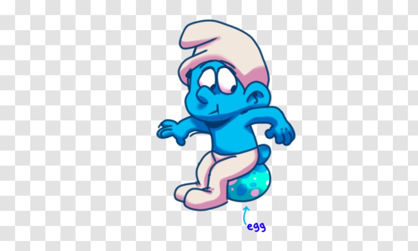 Clumsy Smurf The Smurfs Character Animated Film - Watercolor - Silhouette Transparent PNG