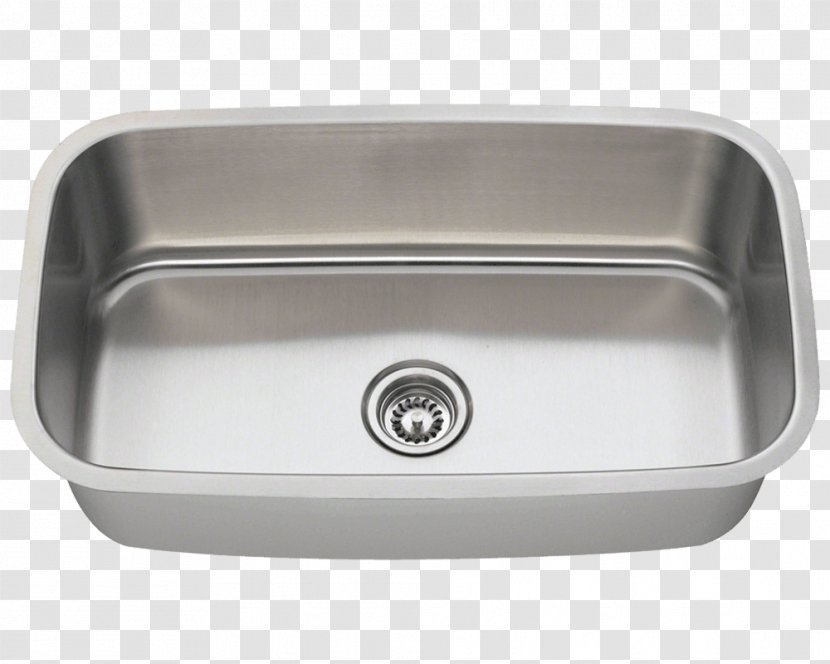 Kitchen Sink Stainless Steel Bowl - Marble Transparent PNG