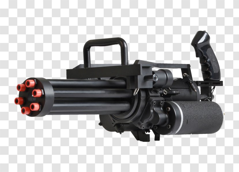Minigun Airsoft Guns Gatling Gun Weapon Firearm - Flower - Machine Transparent PNG