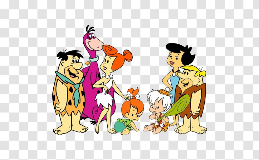 Wilma Flintstone Fred Bamm-Bamm Rubble Pebbles Flinstone Barney - Hannabarbera Transparent PNG