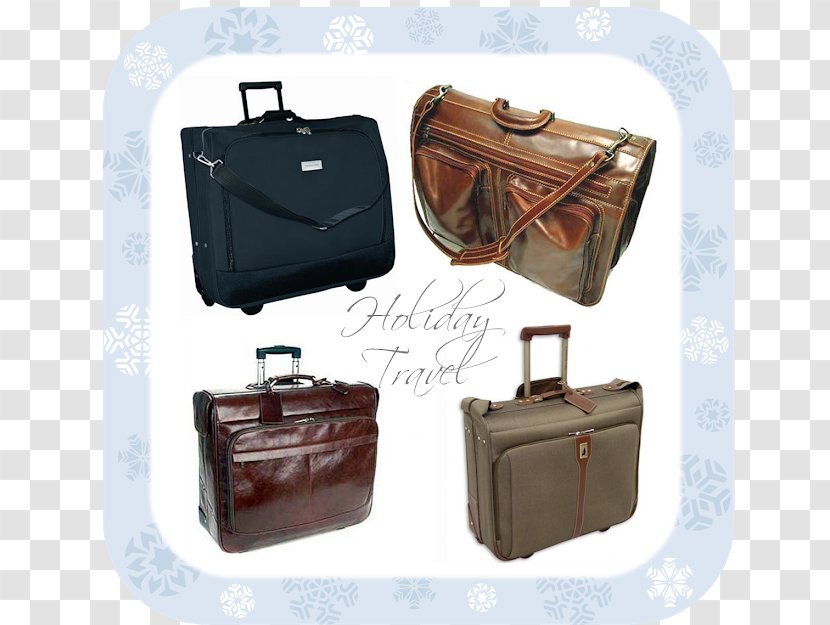 Garment Bag Baggage Clothing Handbag Hand Luggage - Leather - Go On Holiday Transparent PNG