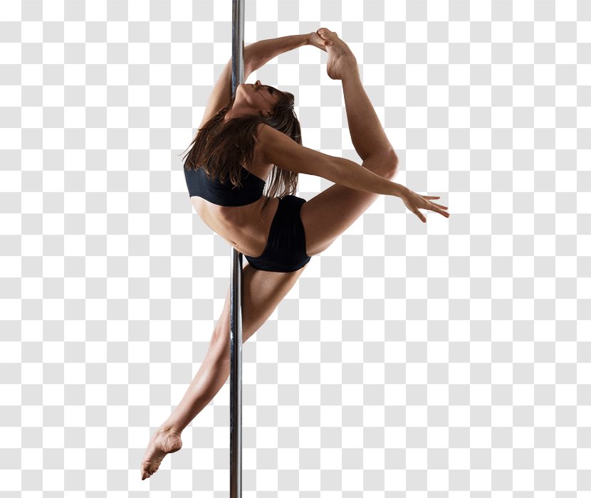 Pole Dance Ballet Dancer Circus - Silhouette - Dancing Transparent PNG