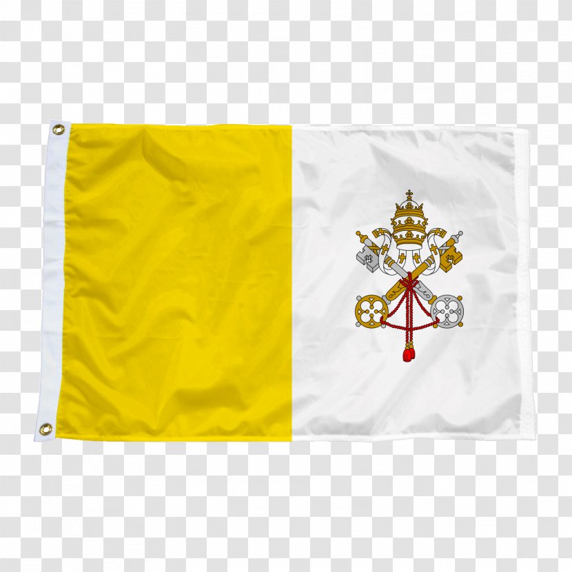 Flag Vatican City Yellow Nylon Units Of Textile Measurement Transparent PNG