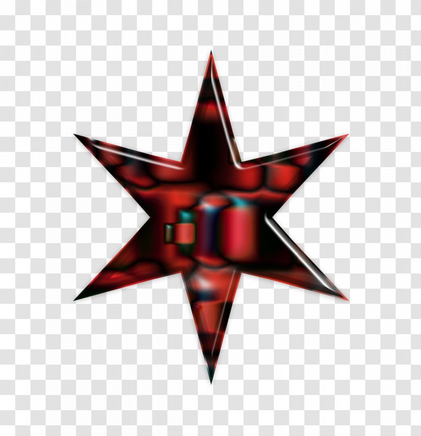 Flag Of Chicago Red Star - Logo - Etoile Transparent PNG