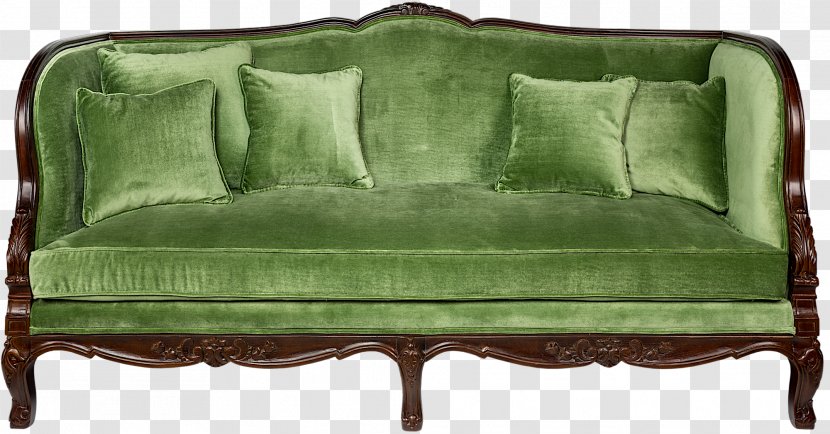 Couch Table Velvet Fauteuil Chair - Textile Transparent PNG