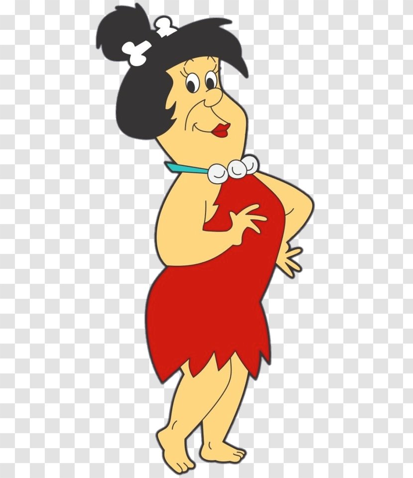Fred Flintstone Wilma Pebbles Flinstone Edna Bamm-Bamm Rubble - Silhouette Transparent PNG
