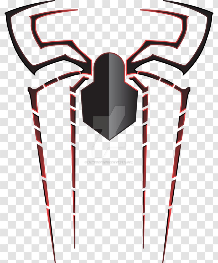 Spider-Man Venom Logo Graphic Design Wall Decal - Silhouette - Spiderman Transparent PNG