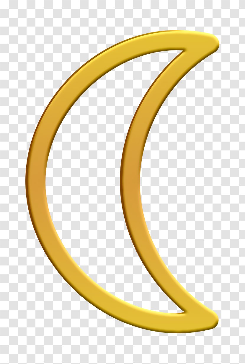 Astrology Icon Horoscope Moon - Zodiac - Symbol Yellow Transparent PNG