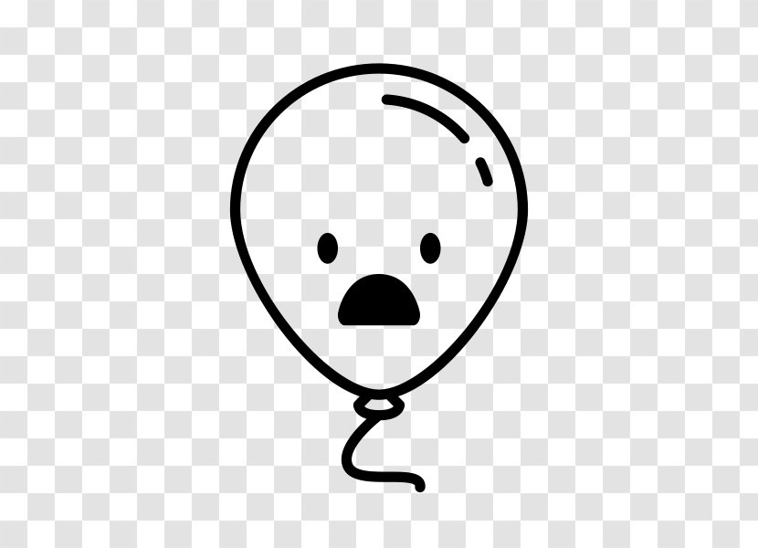 Face White Black Smile Facial Expression - Head - Cartoon Line Art Transparent PNG