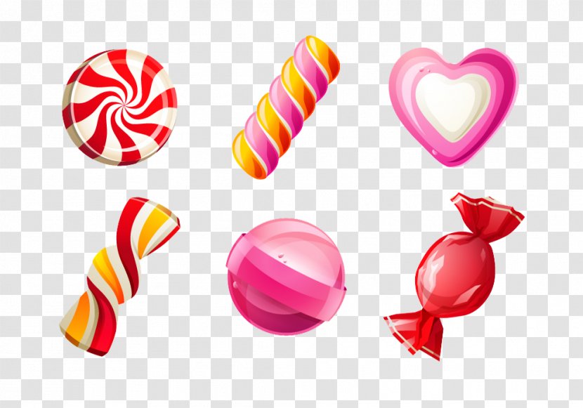 Lollipop Bonbon Cupcake Cotton Candy - Cartoon Transparent PNG