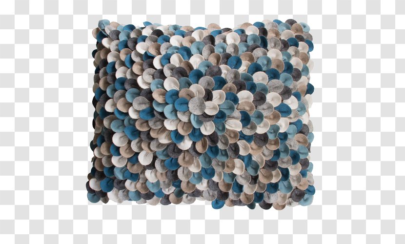 Blue Pillow Hinck Cushion Red - White Transparent PNG