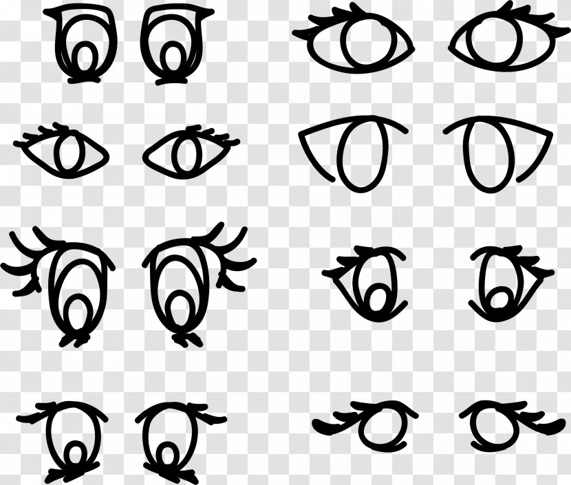 Eye Drawing Clip Art - Face - Eyes Transparent PNG