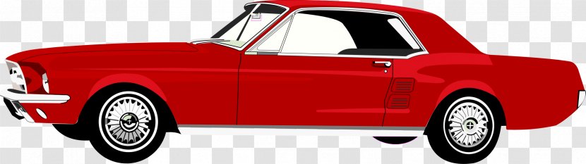 First Generation Ford Mustang Sports Car - Brand Transparent PNG