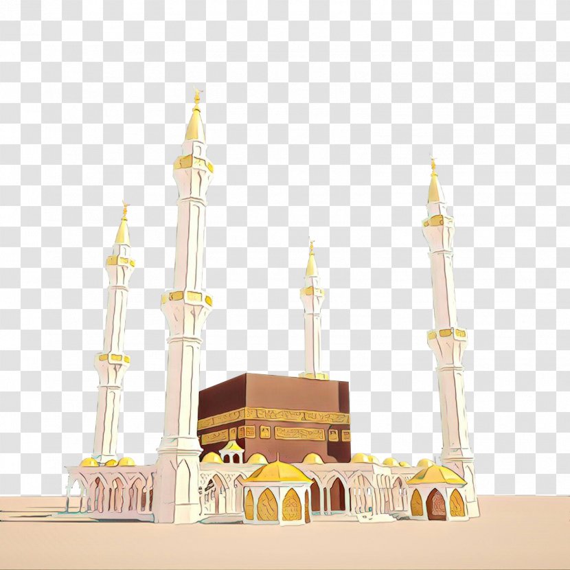 Building Cartoon - Khanqah - Mecca Steeple Transparent PNG