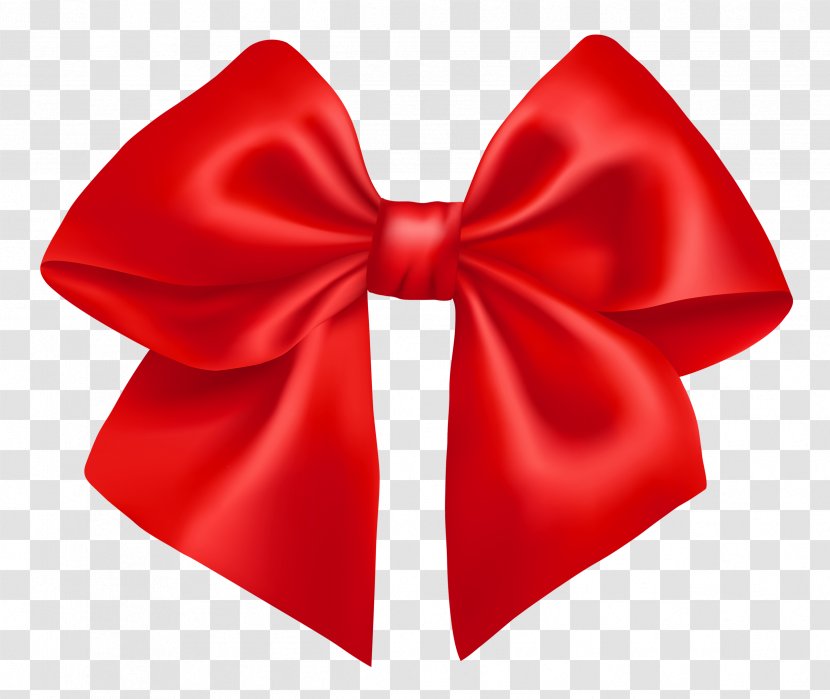 Clip Art - Heart - Red Bow Transparent PNG