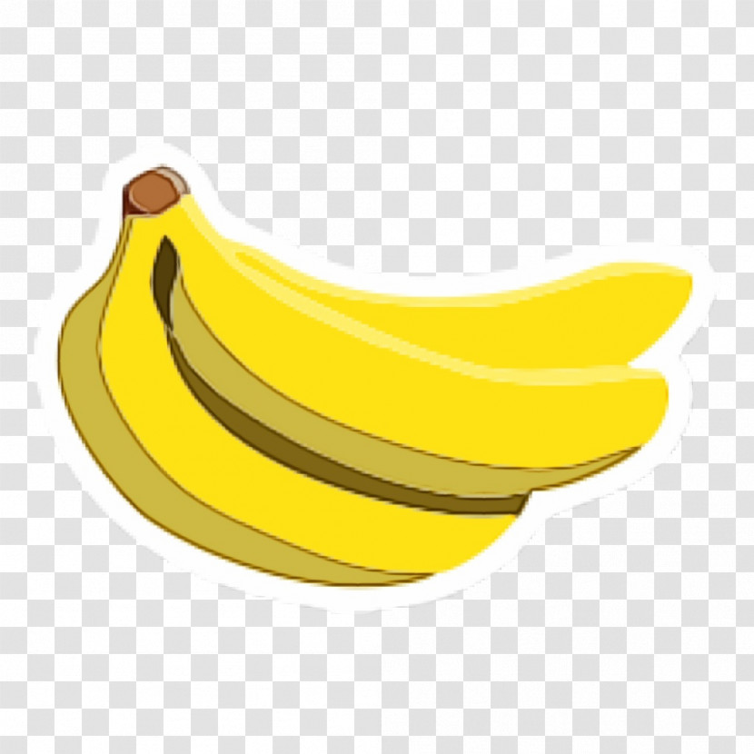 Banana Yellow Design Transparent PNG