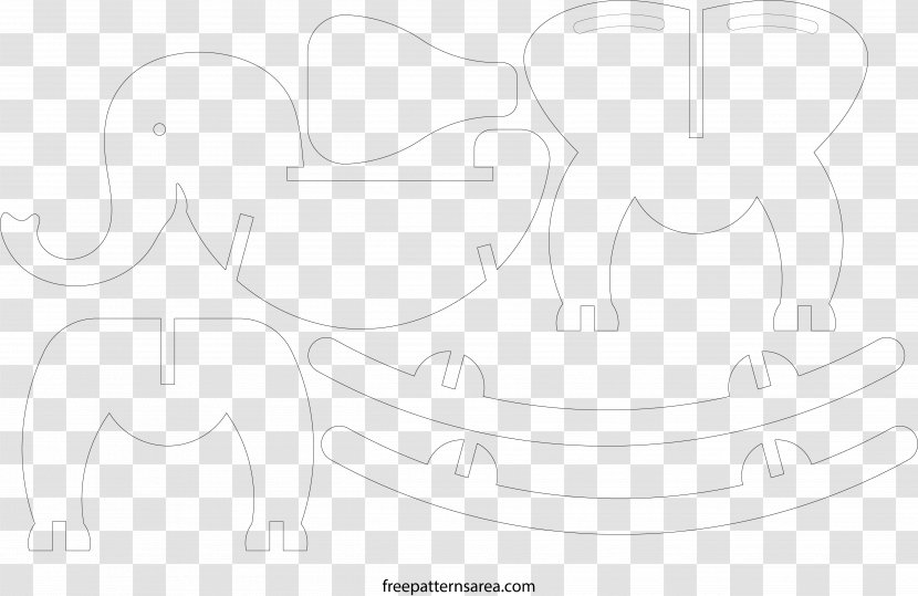 Drawing Paper /m/02csf Line Art Clip - Cartoon - Elephant Pattern Transparent PNG