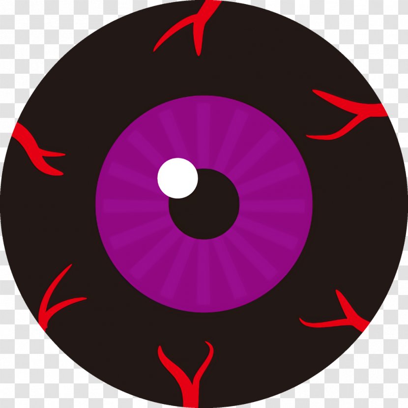 Eyeballs Halloween - Iris - Symbol Gramophone Record Transparent PNG