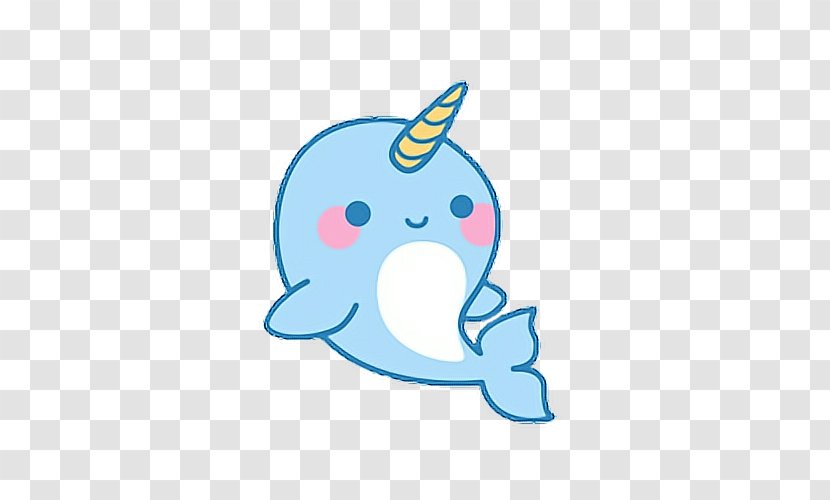 Narwhal Drawing Cuteness Clip Art - Fictional Character - Unicorn Transparent PNG
