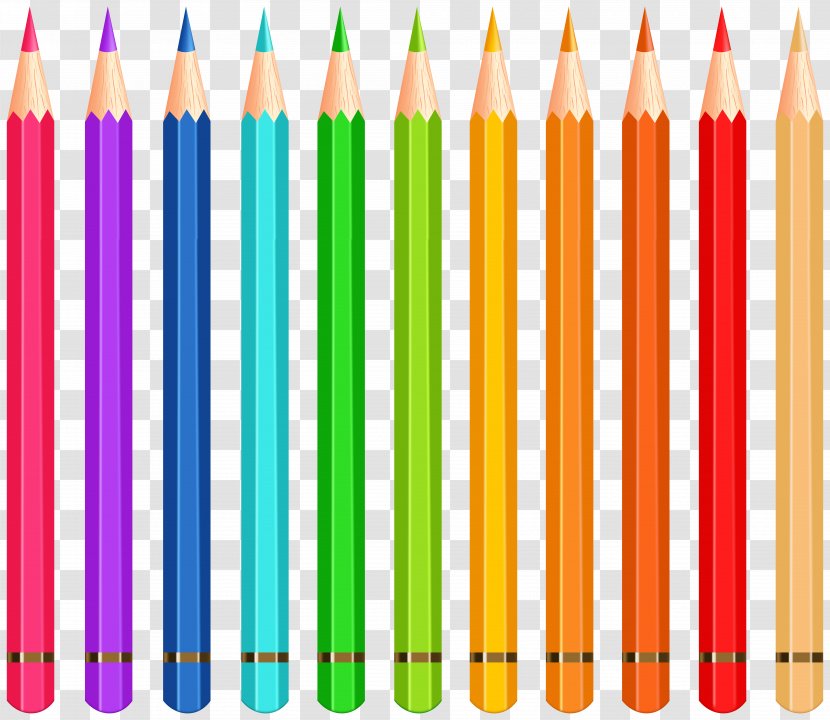 Colored Pencil Vector Graphics Illustration Drawing - Art - Coloured Cartoon Psd Transparent PNG