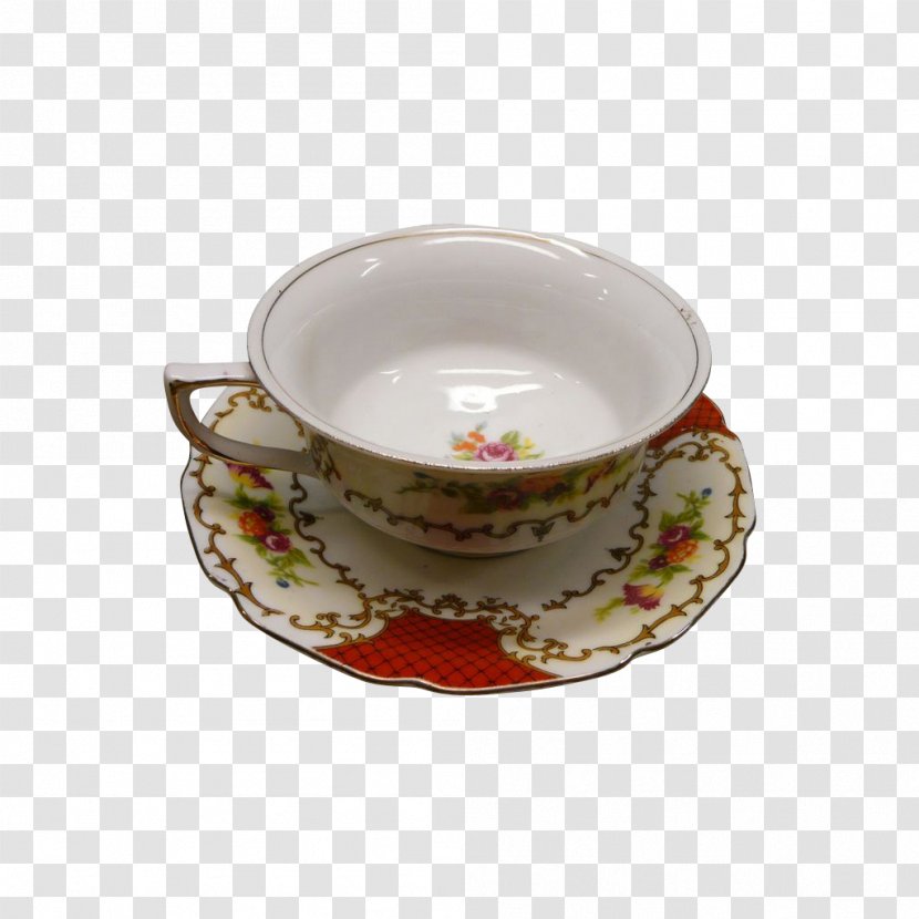 Saucer Tableware Porcelain Ceramic Coffee Cup Transparent PNG