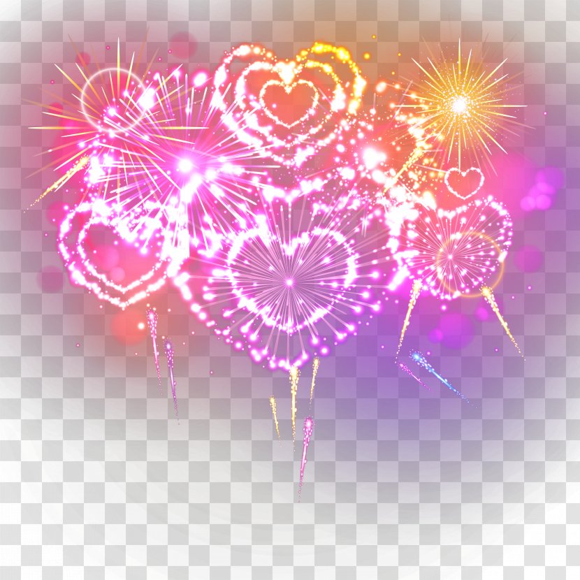 Fireworks - Silhouette - Gorgeous Transparent PNG