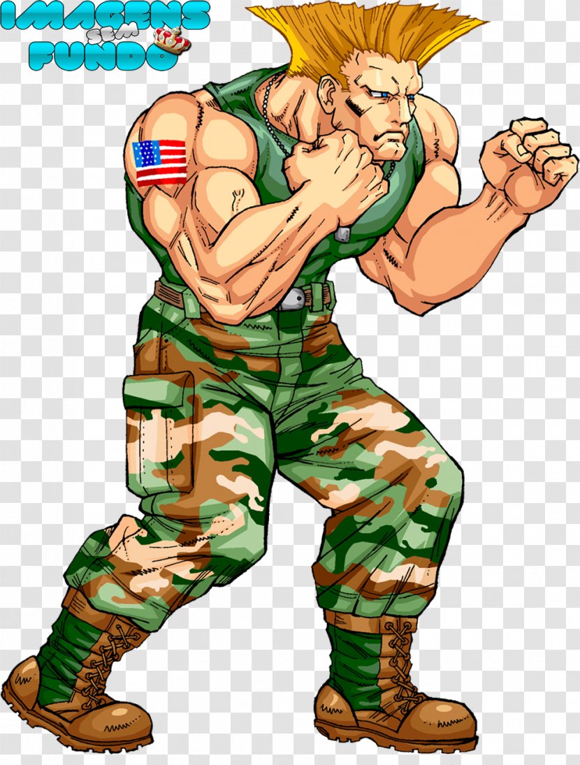 Street Fighter II: The World Warrior Super II Guile V III - Mythical Creature - 2 Transparent PNG