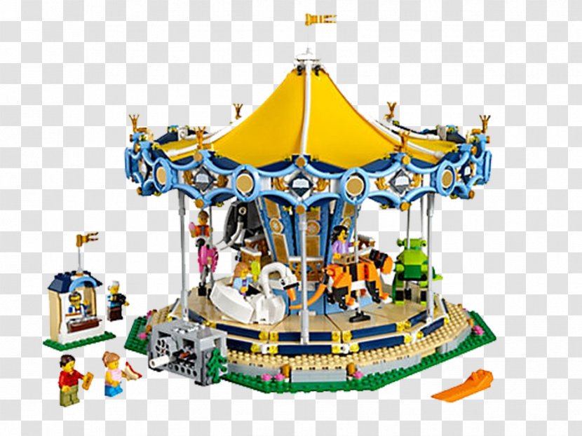 Amazon.com LEGO 10257 Creator Carousel Lego Minifigure - Amazoncom - Gold Transparent PNG