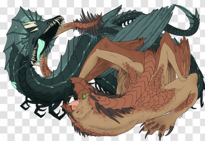 Dragon Cartoon Jaw Organism - Fictional Character Transparent PNG