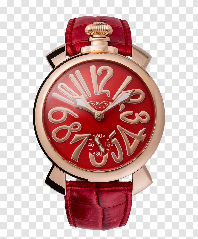 GaGà Milano Watch Clock Strap Swiss Made Transparent PNG
