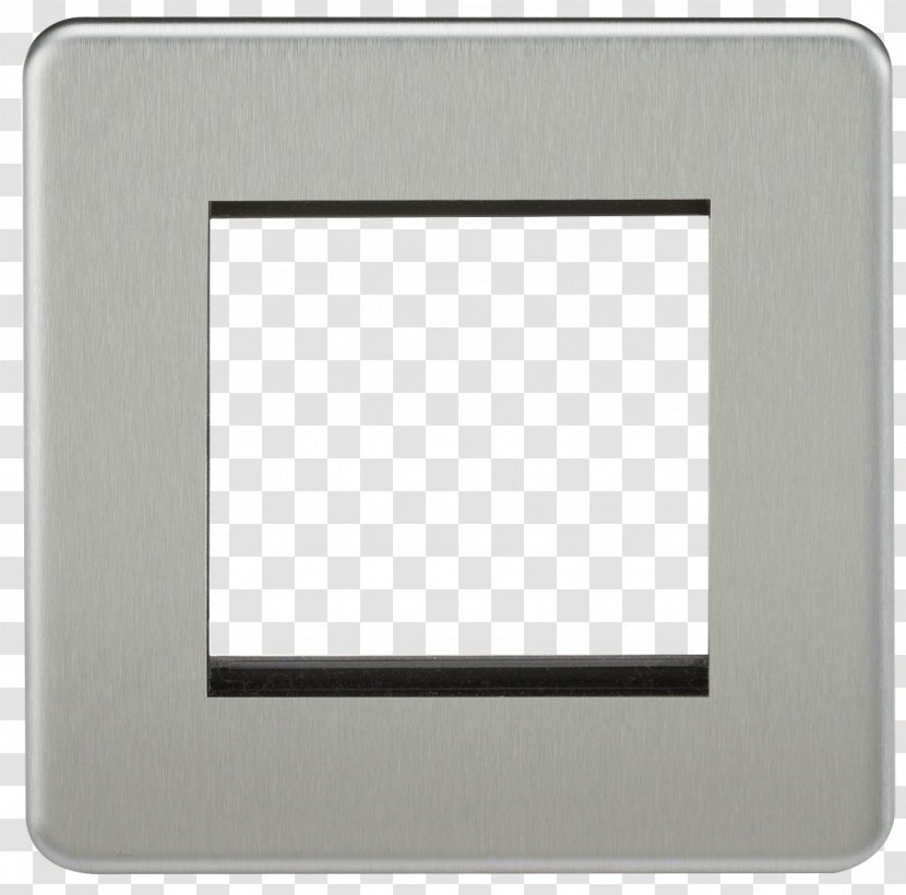 Brushed Metal Television - Square Meter - Chromium Plated Transparent PNG
