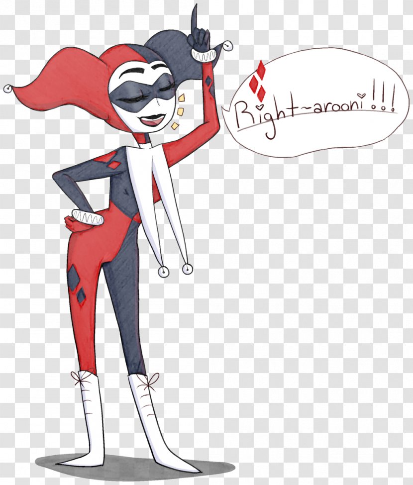 Cartoon Costume Design - Fictional Character - Harley Quinn Transparent PNG