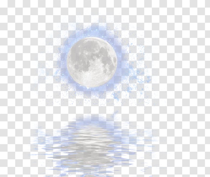 Sky Blue Theme Wallpaper - Water Moonlight Reflection Transparent PNG