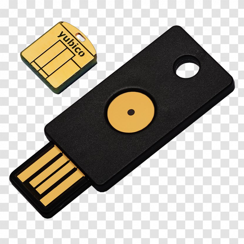 YubiKey Universal 2nd Factor Two Authentication - Electronics Accessory - Key Transparent PNG