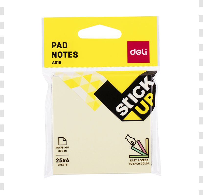 Paper Post-it Note Stick On Delicatessen Yellow - Text Messaging - 3M Post It Pads Pink Transparent PNG