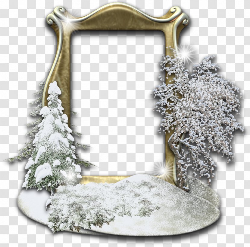 Christmas New Year Tree Picture Frames - Pearls Transparent PNG