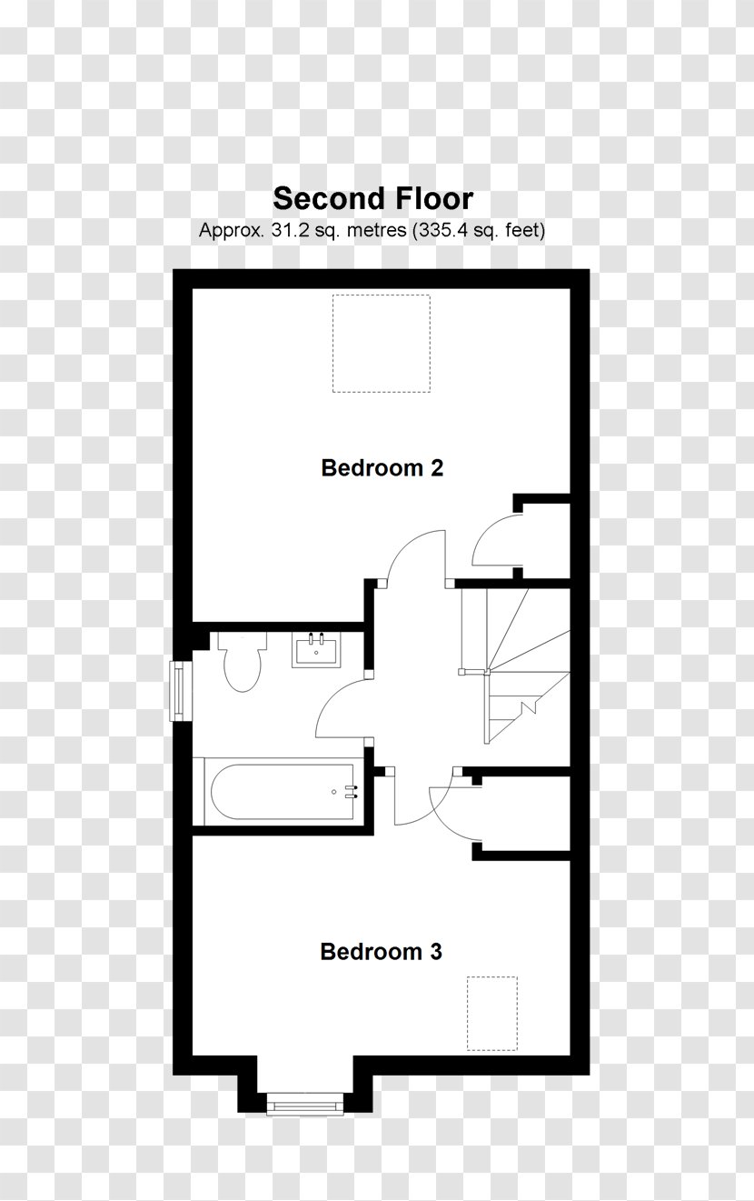 Floor Plan House Open Single-family Detached Home Bedroom Transparent PNG