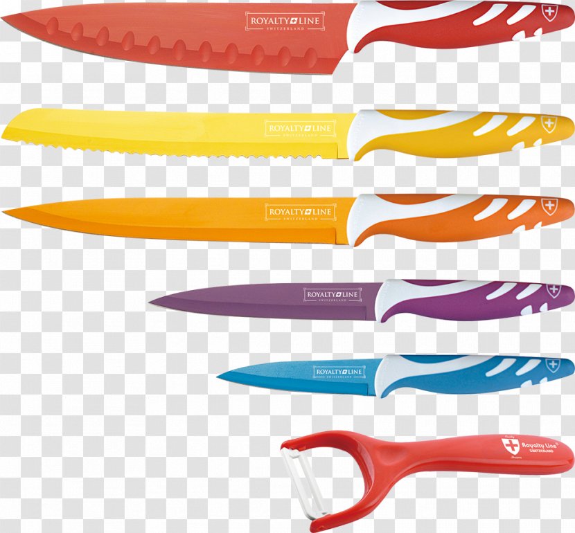 Knife Non-stick Surface Royal Family Cookware Kitchen Knives - Cold Weapon Transparent PNG