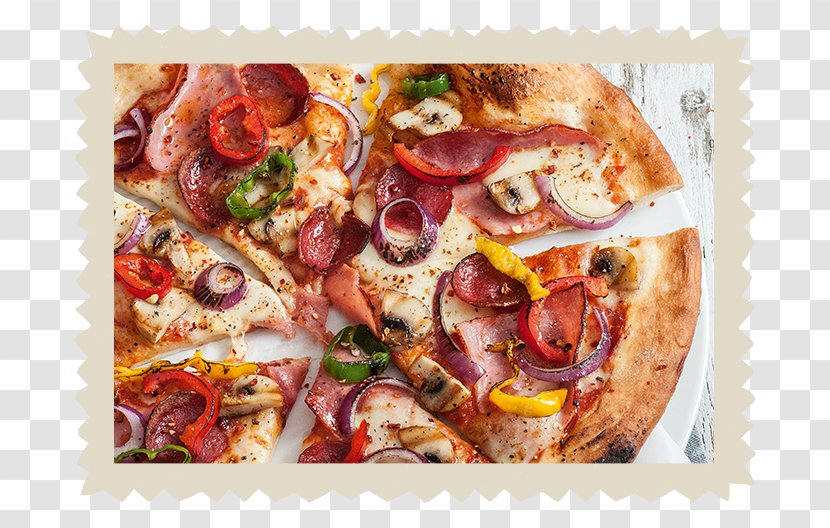 California-style Pizza Sicilian Tarte Flambée Cuisine Of The United States - Pasta Transparent PNG