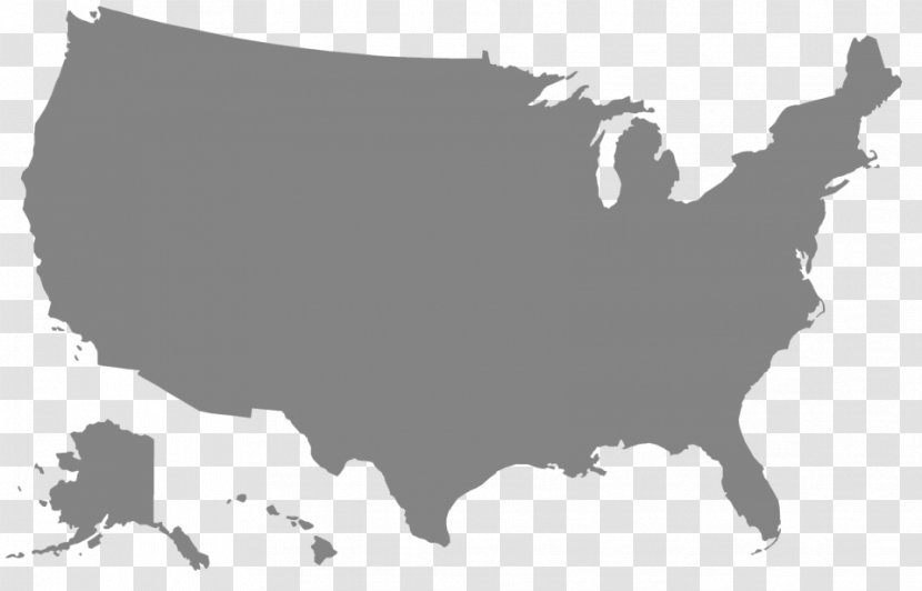 U S Case Corporation Blank Map U.S. State Wisconsin - White - Grey Background Transparent PNG
