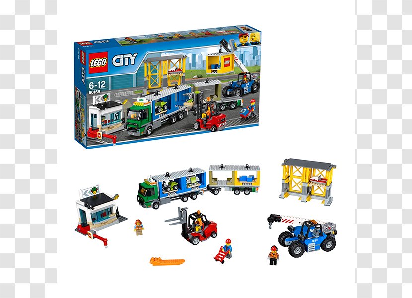 Amazon.com LEGO 60169 City Cargo Terminal Lego Toy Transparent PNG