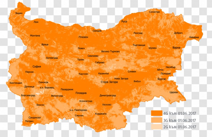 Bulgaria 4G Vivacom Internet Vector Graphics - Map - Maker Transparent PNG