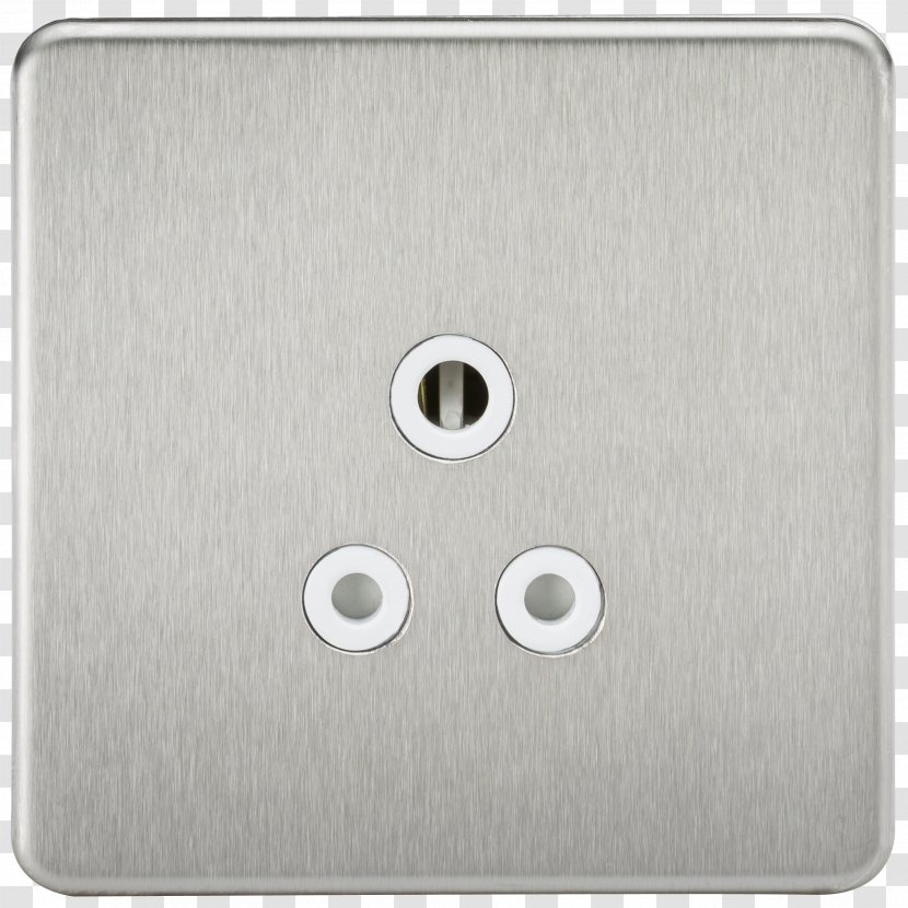 Brushed Metal Google Chrome AC Power Plugs And Sockets Polishing Electrical Switches - Light - Socket Transparent PNG