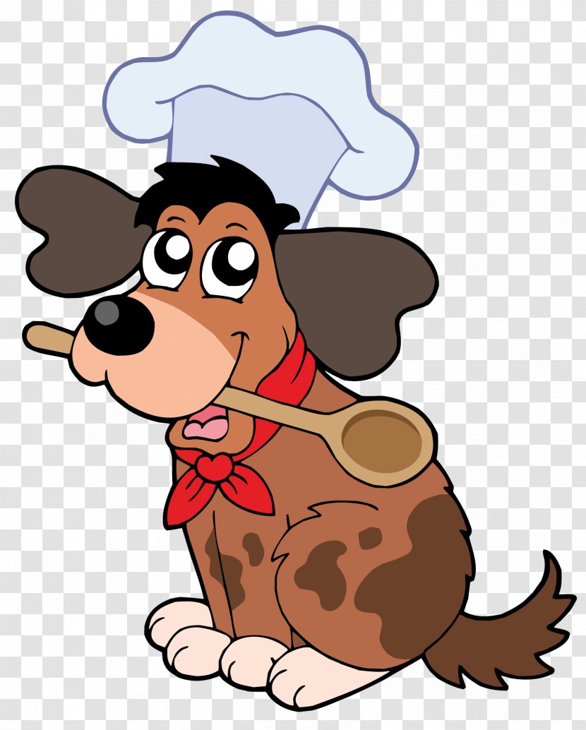 Cooking Chef Cookbook Drawing - Fictional Character - Cartoon Dog Transparent PNG
