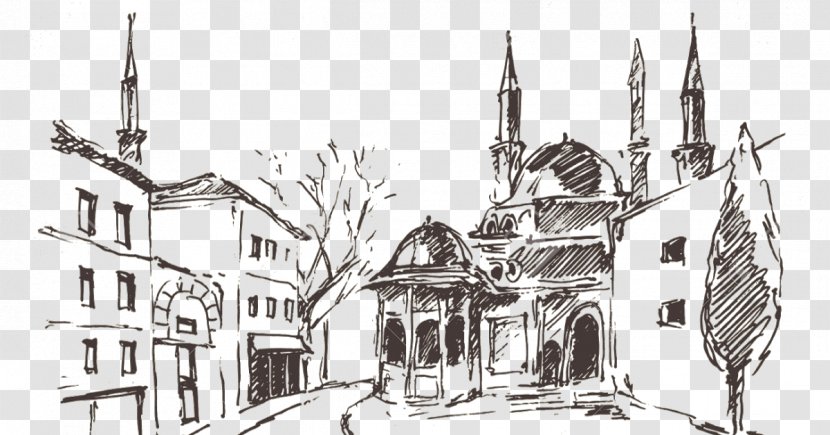 Mosque Background - Facade - City Arch Transparent PNG